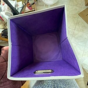Minnesota Vikings foldable box for filling with game stuff or storage
